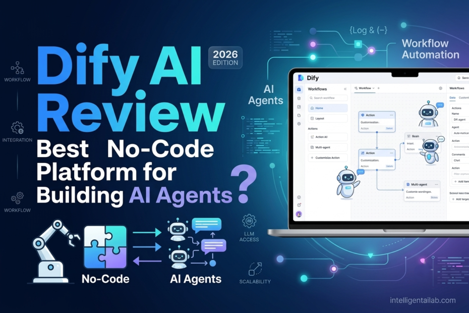 Business owner reviewing an AI agent workflow and knowledge base setup for a Dify AI implementation